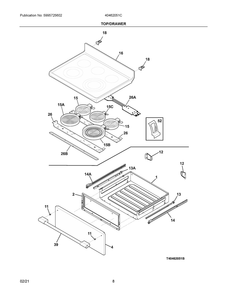 Part Location Diagram of 5304525258 Frigidaire HARNESS