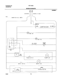 WIRING SCHEMATIC Diagram and Parts List for FRT14G5AW1  Frigidaire Refrigerator
