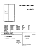 COVER Diagram and Parts List for GS26HSZBC0  Frigidaire Refrigerator