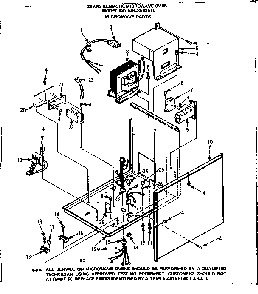 Microwave Parts Diagram and Parts List for 5648598510  Kenmore Microwave