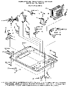 Microwave Parts Diagram and Parts List for 5648668610  Kenmore Microwave