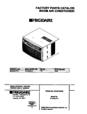 COVER Diagram and Parts List for FAC064J7A1  Frigidaire Air Conditioner