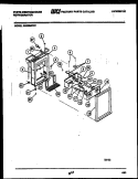 ICE DOOR, DISPENSER AND WATER TANK Diagram and Parts List for RS229MCD1  Frigidaire Refrigerator