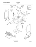 BODY Diagram and Parts List for TGFS36FWA  Tappan Range