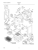 BODY Diagram and Parts List for CRE3890LSB  Crosley Range