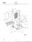 SYSTEM Diagram and Parts List for FRS23ZTJW2  Frigidaire Refrigerator