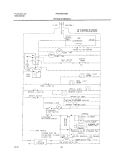 WIRING SCHEMATIC Diagram and Parts List for FRS26ZNJSB2  Frigidaire Refrigerator