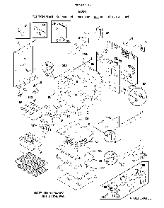 Body Diagram and Parts List for 79094193317  Kenmore Range