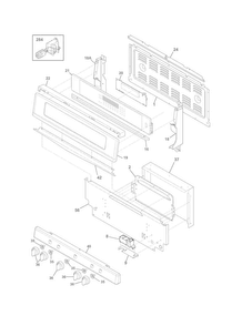 Part Location Diagram of 318583611 Frigidaire PANEL