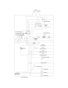 Wiring Schematic Diagram and Parts List for FFSS2314QE5A  Frigidaire Refrigerator