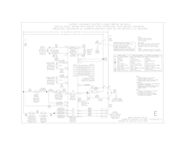Wiring Diagram Diagram and Parts List for EIMED55IIW1  Electrolux Dryer