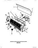 CONSOLE Diagram and Parts List for WF2000CW1  Frigidaire Washer