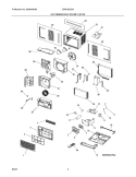 RECOMMENDED SPARE PARTS Diagram and Parts List for GAM185Q2A3  Gibson Air Conditioner