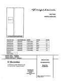 COVER Diagram and Parts List for GS26HSZCB1  Frigidaire Refrigerator