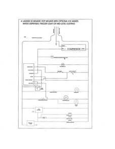 Wiring Schematic Diagram and Parts List for LGHT2137NF4  Frigidaire Refrigerator