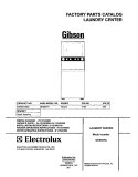 COVER Diagram and Parts List for GES831AS2  Gibson Washer Dryer Combo