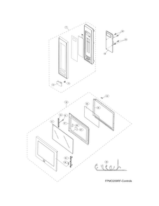 Part Location Diagram of 5304503441 Frigidaire PANEL