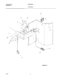 CONTROLS Diagram and Parts List for WAS250K2A1  Westinghouse Air Conditioner