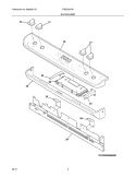 Part Location Diagram of 318922140 Frigidaire PANEL ASSEMBLY