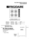 COVER Diagram and Parts List for FGC26C3HCC  Frigidaire Cooktop