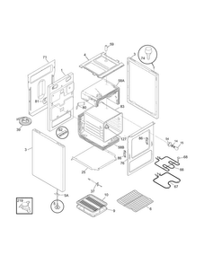 Bodu Diagram and Parts List for CMEF212EB8  Uni Range