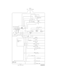 Wiring Schematic Diagram and Parts List for FFHS2622MBG  Frigidaire Refrigerator