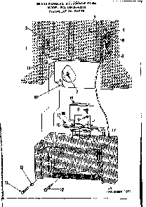 Installation Parts Diagram and Parts List for 5648548310  Kenmore Microwave