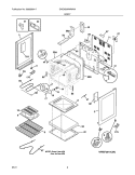 BODY Diagram and Parts List for GNEM30NWMWA  Gibson Range