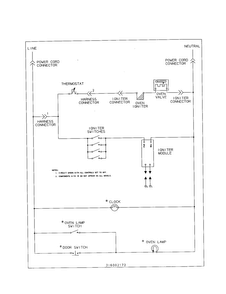 Wiring Diagram Diagram and Parts List for TGF324WHSA  Tappan Range