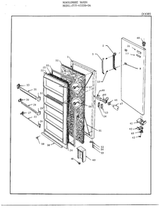 Part Location Diagram of 124455 Frigidaire Latch