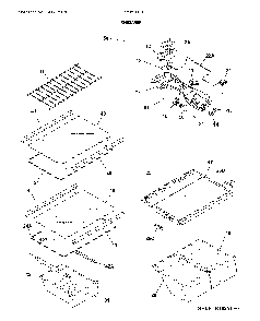 Shelves Diagram and Parts List for LFTR1821TFH  Frigidaire Refrigerator