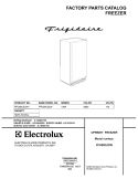 COVER Diagram and Parts List for FFU09C2CW1  Frigidaire Freezer
