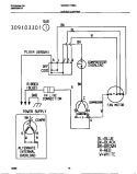 WIRING DIAGRAM Diagram and Parts List for WAC051T7Z2A  Frigidaire Air Conditioner