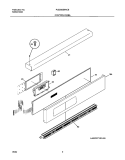 Part Location Diagram of 318030215 Frigidaire PANEL