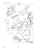 ICE MAKER Diagram and Parts List for EI26SS55GS0  Electrolux Refrigerator