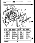Part Location Diagram of K001325517 Frigidaire PANEL - DOOR WHEAT