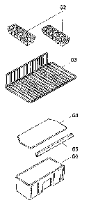 Accessories Diagram and Parts List for 5648982980  Kenmore Refrigerator