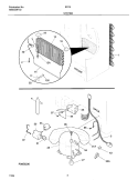 SYSTEM Diagram and Parts List for ER147  Frigidaire Freezer