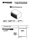 COVER Diagram and Parts List for WAC052T7A2A  Frigidaire Air Conditioner
