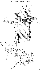 Unit Parts Diagram and Parts List for 5649600480  Kenmore Refrigerator
