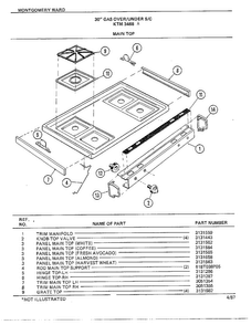 Part Location Diagram of 3204651 Frigidaire DISCONTINUED