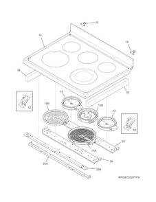 Part Location Diagram of 139033848 Frigidaire SMOOTHTOP ASSEMBLY
