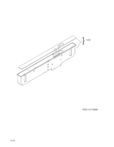 Control Panel Diagram and Parts List for FGID2474QW3B  Frigidaire Dishwasher