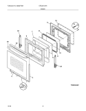 DOOR Diagram and Parts List for CRE3870LWA  Crosley Range