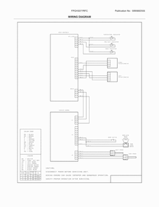 Wiring Diagram Diagram and Parts List for FPGH3077RFC  Frigidaire Range