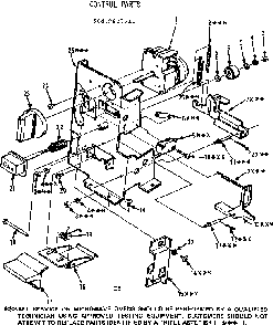 Control Parts Diagram and Parts List for 5649927710  Kenmore Microwave