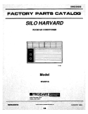 COVER Diagram and Parts List for 6HA601A  Frigidaire Air Conditioner