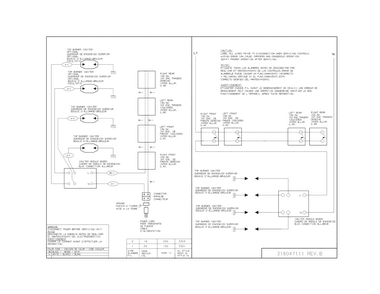 Wiring Diagram Diagram and Parts List for 79032543411  Kenmore Cooktop