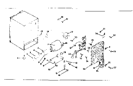 Unit Parts Diagram and Parts List for 1268905021  Kenmore Refrigerator
