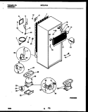 SYSTEM AND AUTOMATIC DEFROST PARTS Diagram and Parts List for MRT21PNAW0  Frigidaire Refrigerator